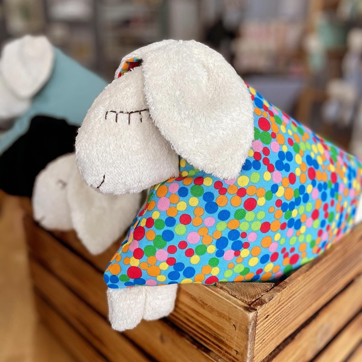 Schlafschaf 58 Konfetti - Bobeli Kuschelkissen