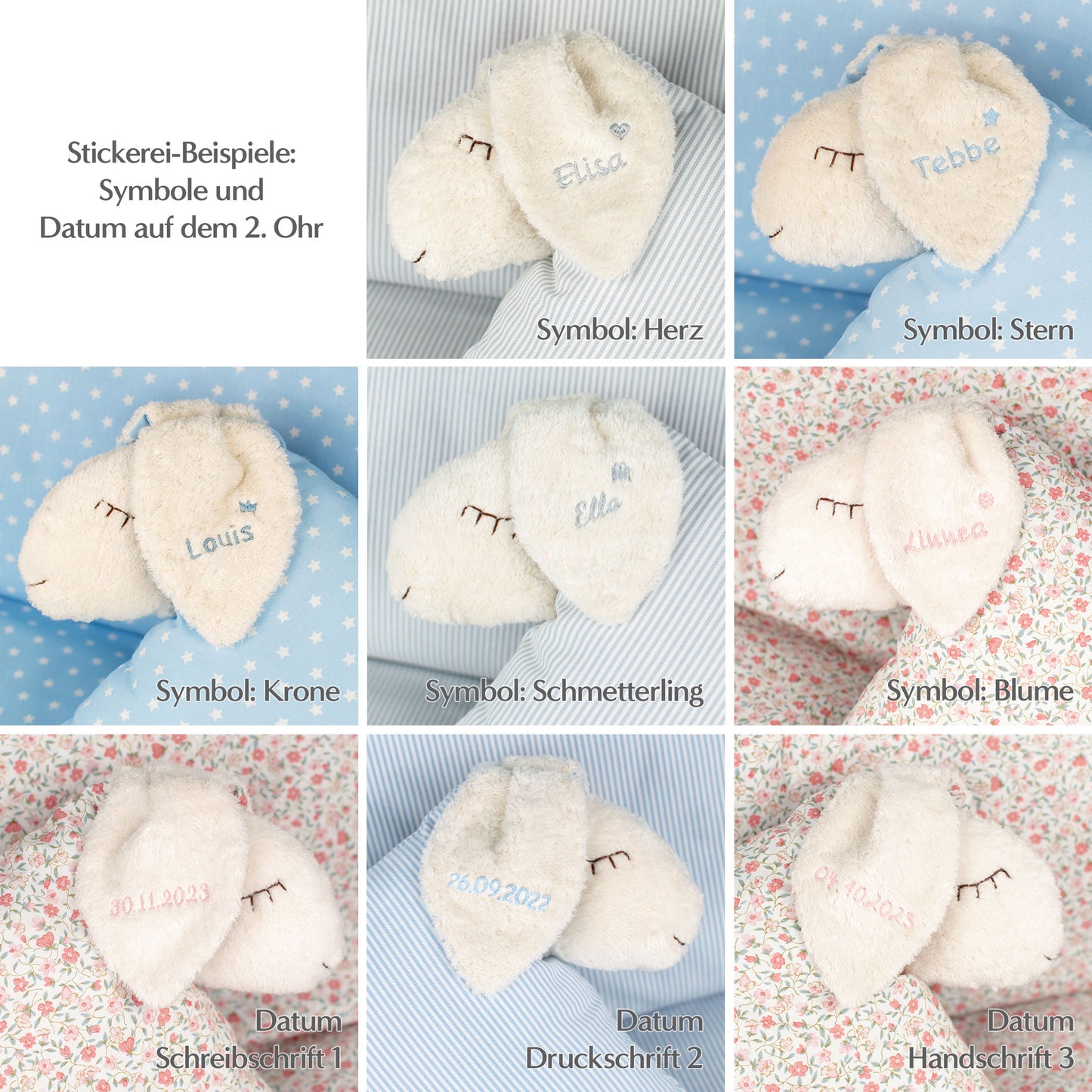 Schlafschaf 58 Konfetti - Bobeli Kuschelkissen