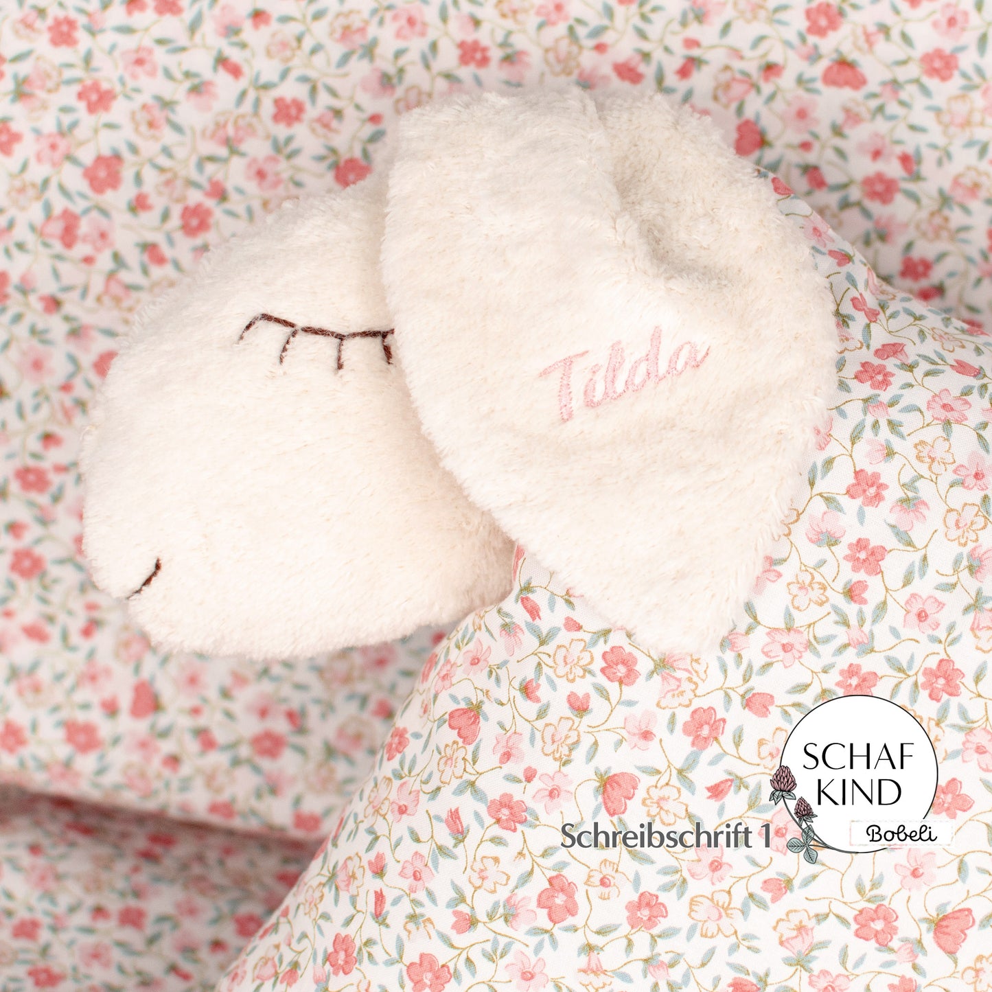 Schlafschaf 21 Blumenwiese - Bobeli Kuschelkissen