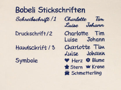 Schlafschaf 56 Dunkelblau mit Sternchen - Bobeli Kuschelkissen